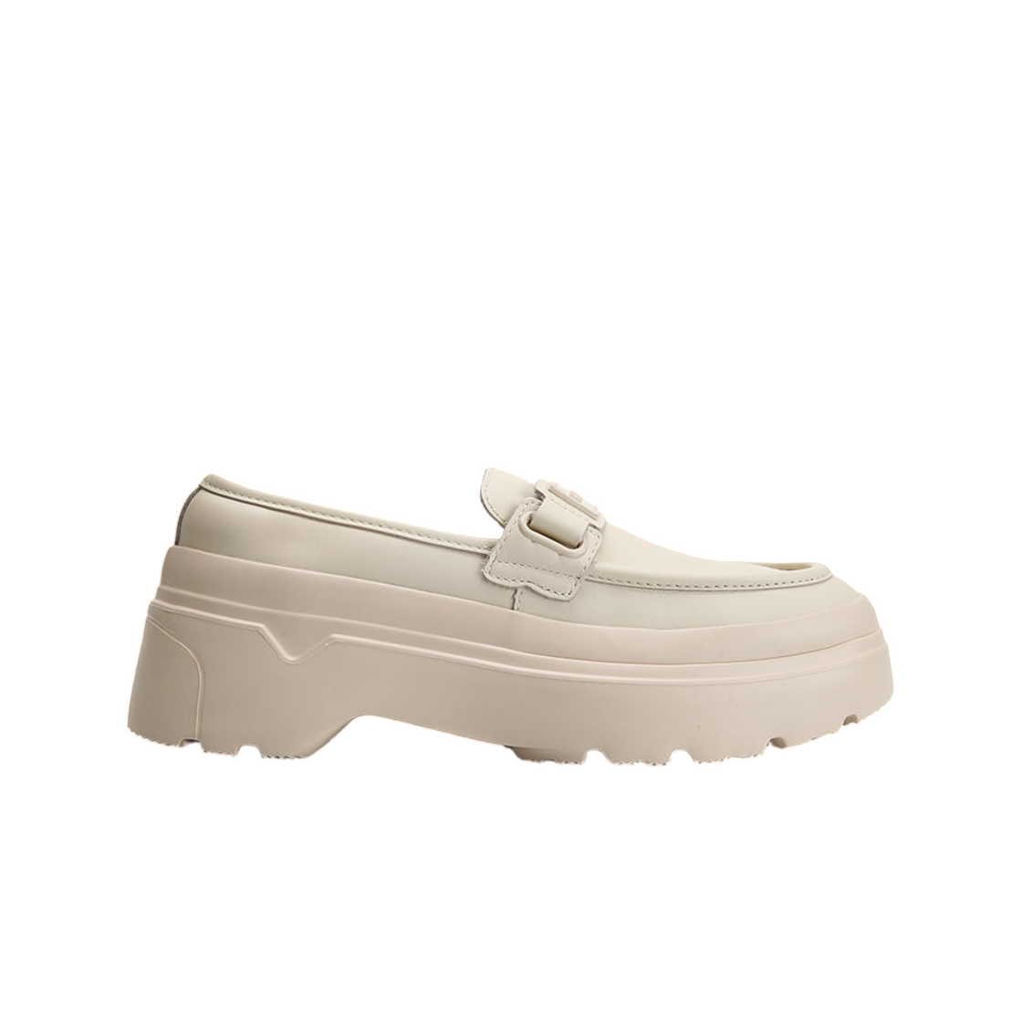 UFF2251LEA-CCR (W) Hunter Refined Explorer Flatform Loafer Canvas Cream