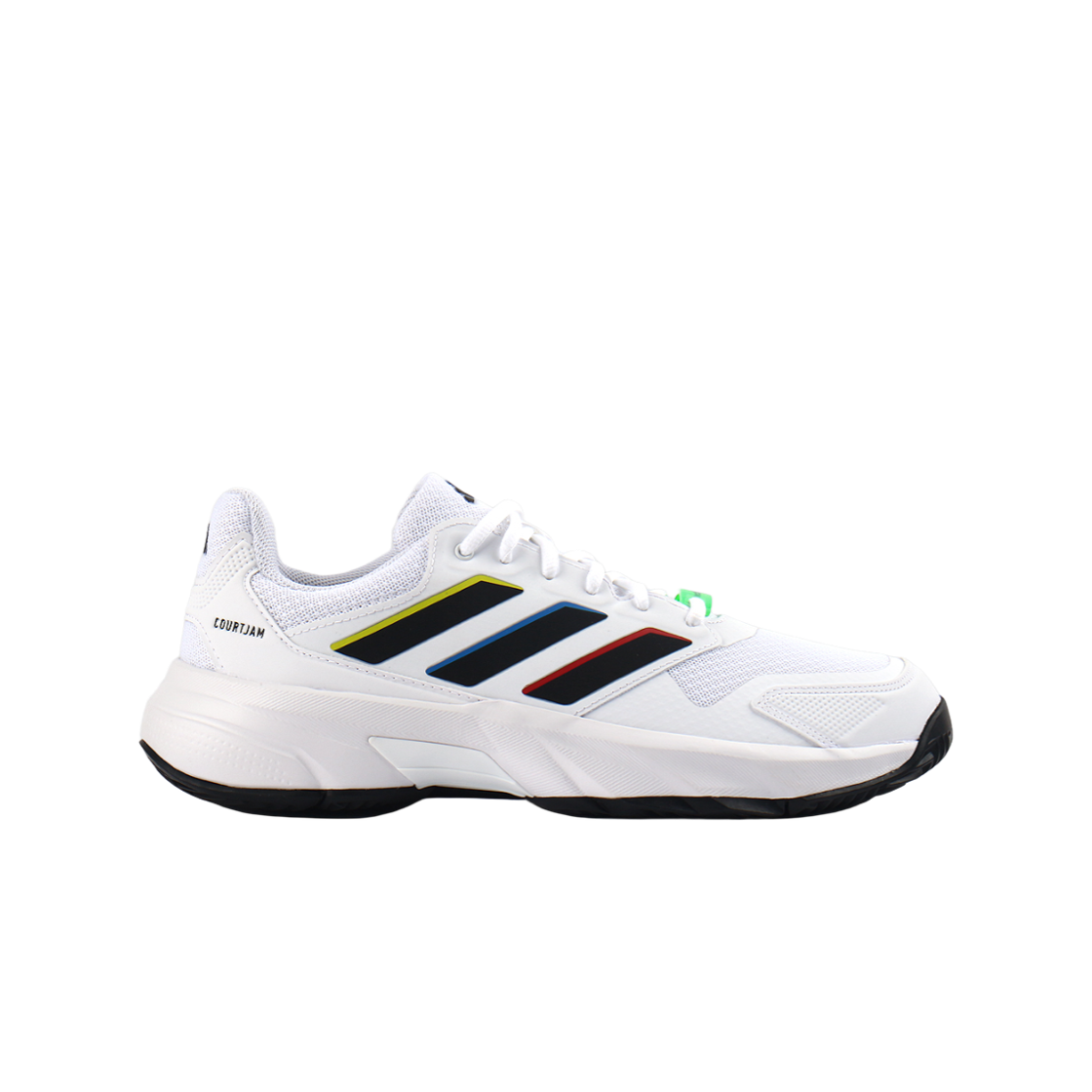 KI3613 Adidas Tennis Courtjam Control 3 Cloud White Core Black
