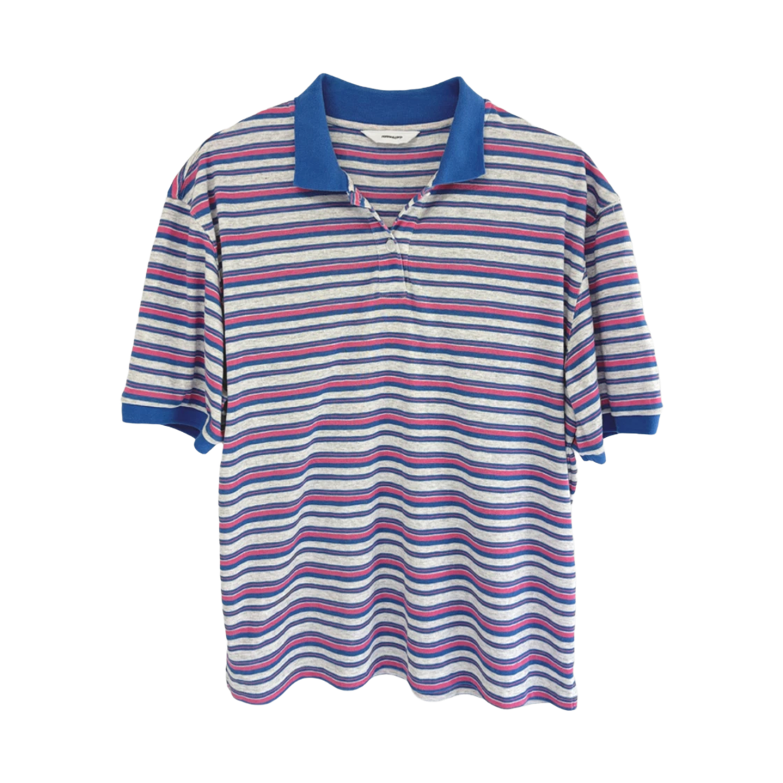 논노드 썸머 폴로 셔츠 멀티 스트라이프(Nonnod Summer Polo Shirt Multi Stripe)