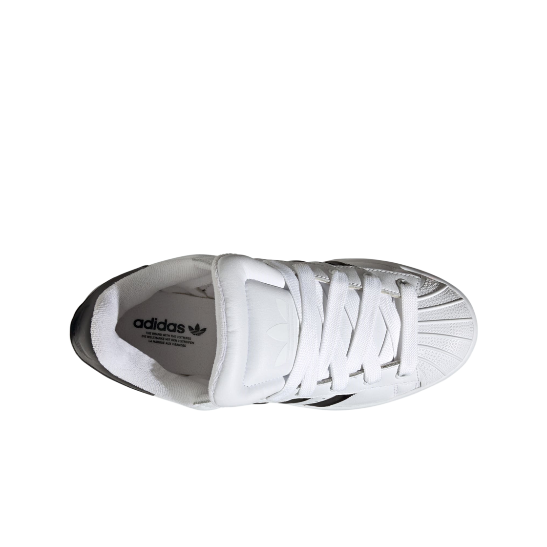 (W) 아디다스 슈퍼스타 스택 클라우드 화이트 코어 블랙((W) Adidas Superstar Stack Cloud White Core Black) - 2