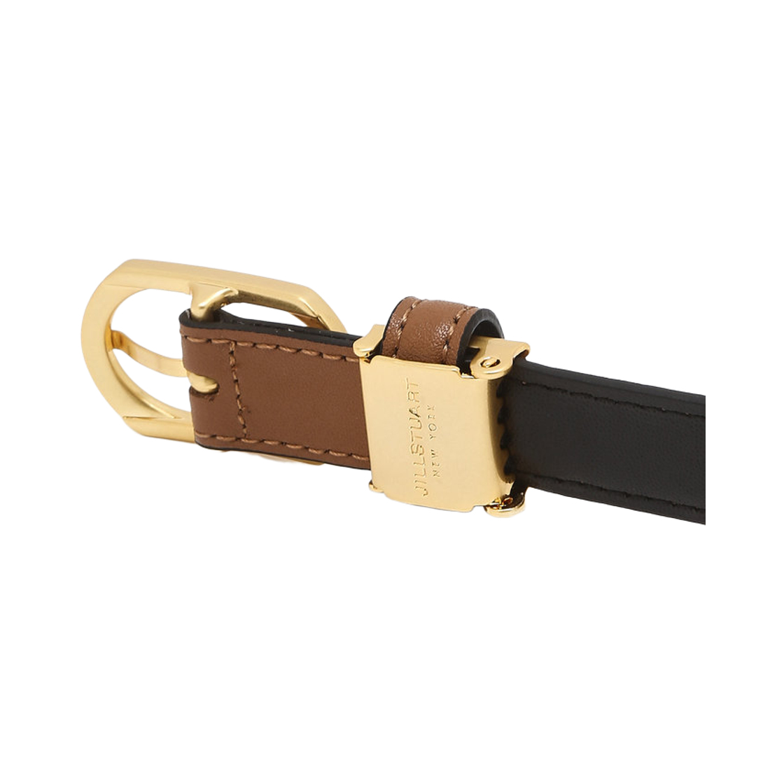질스튜어트 맨 액세사리 15mm 브라운 소가죽 슬림 여성벨트 JUBE6F181W2(Jillstuart Men's Acc 15mm Brown Slim Genuine Leather Women's Belt) - 3