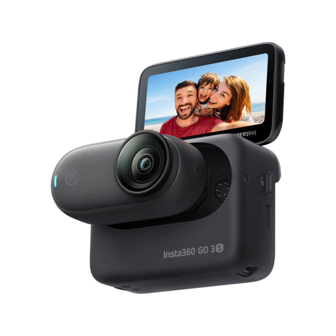 인스타360 GO 3S 미드나잇 블랙, 128GB 표준 번들(Insta360 GO 3S Standard Edition_Midnight Black_128GB)