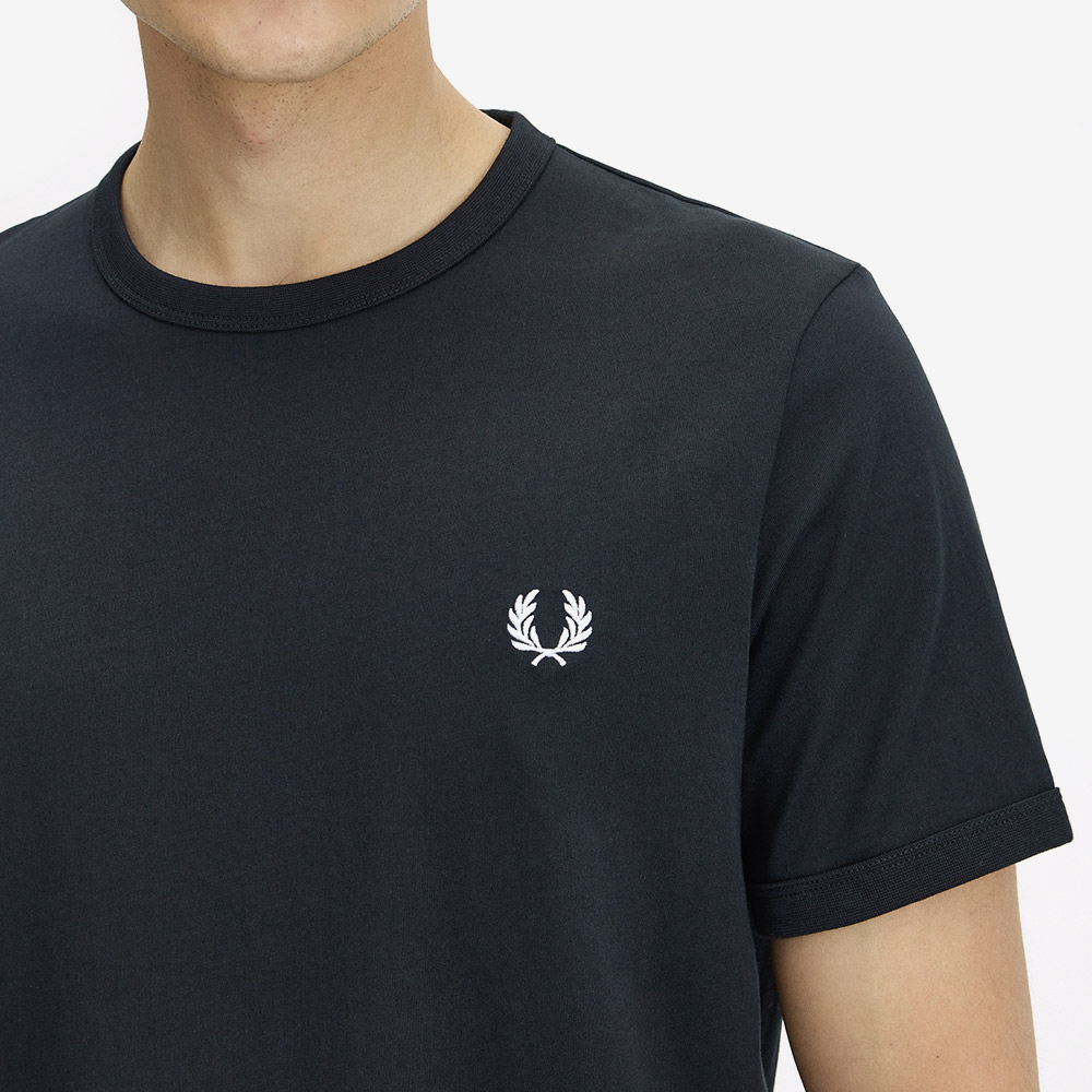 프레드페리 링어 티셔츠 블랙(Fred Perry Ringer T-Shirt Black) - 4