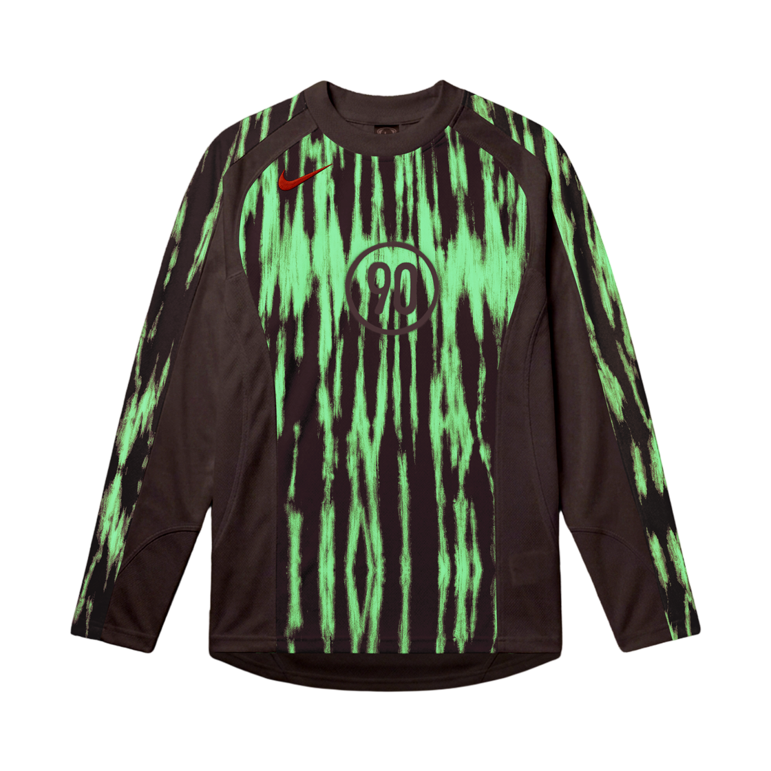 나이키 x 트래비스 스캇 캑터스 잭 토탈 90 골키퍼 저지 그린 브라운(Nike x Travis Scott Cactus Jack Total 90 Goalkeeper Jersey Green Brown) - 1