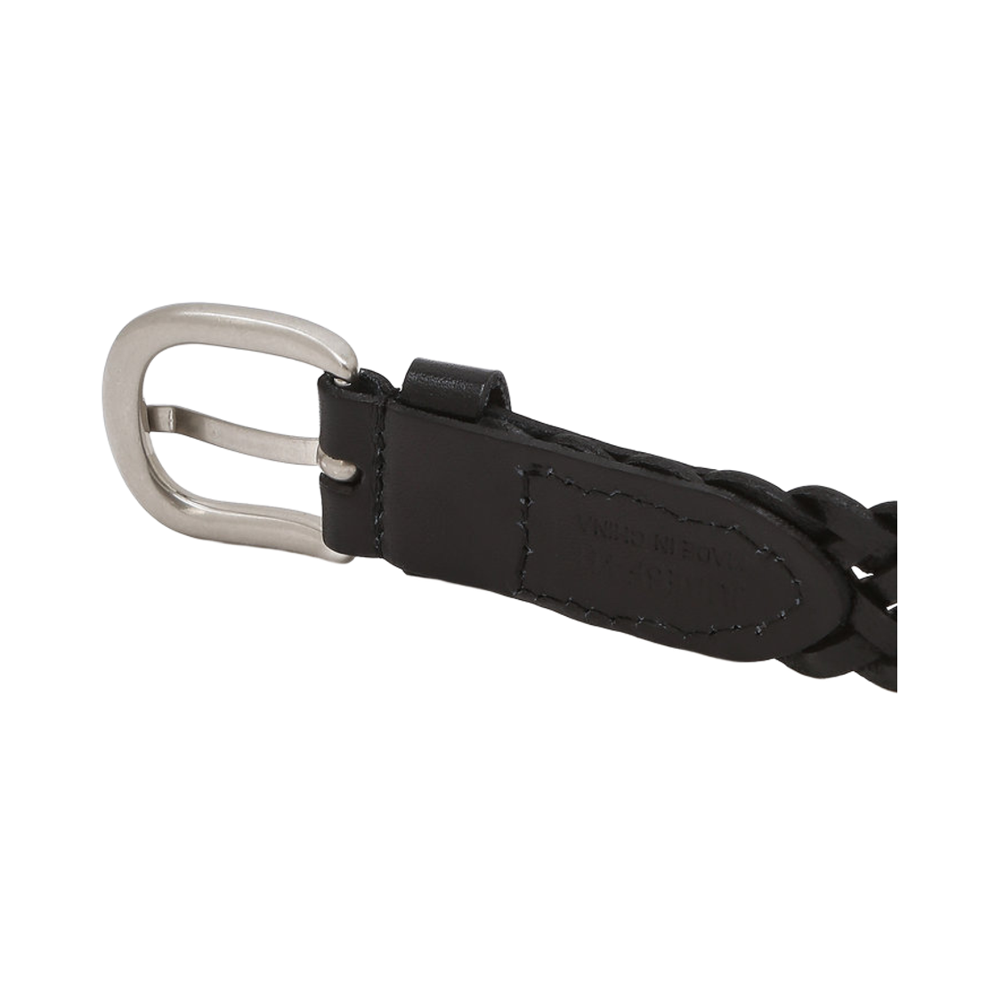 질스튜어트 맨 액세사리 남녀공용 블랙 위빙 소가죽 벨트 20MM JUBE6F411BK(Jillstuart Men's Acc Unisex Black Woven Genuine Leather Belt 20mm) - 3