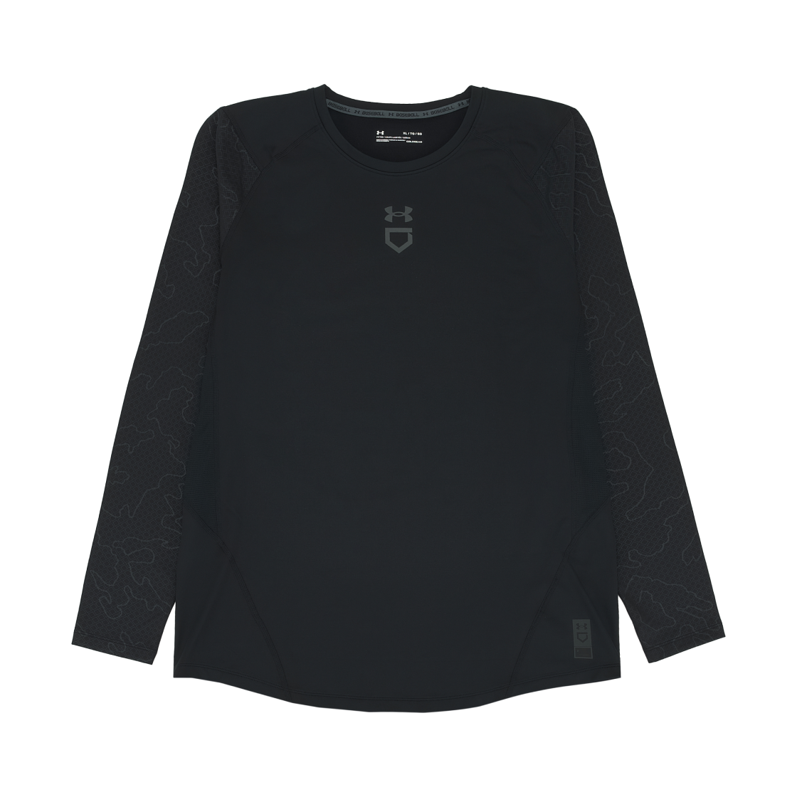 1356872-001 Under Armour Baseball ColdGear Fitted Fit Pal Under Shirt Black