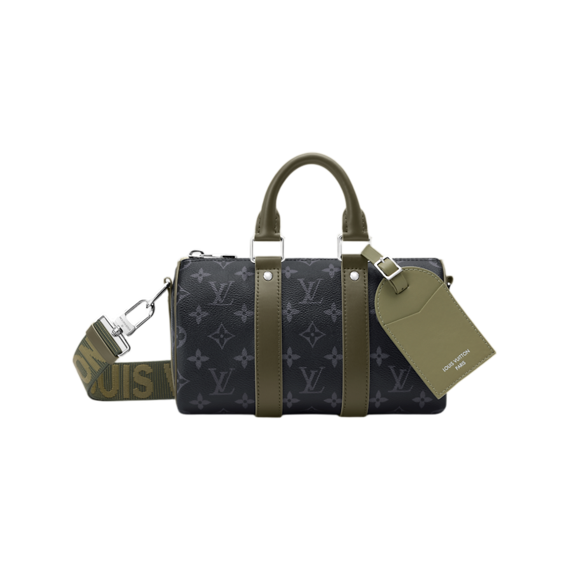 M28638 Louis Vuitton Keepall Bandouliere 25 Khaki Green
