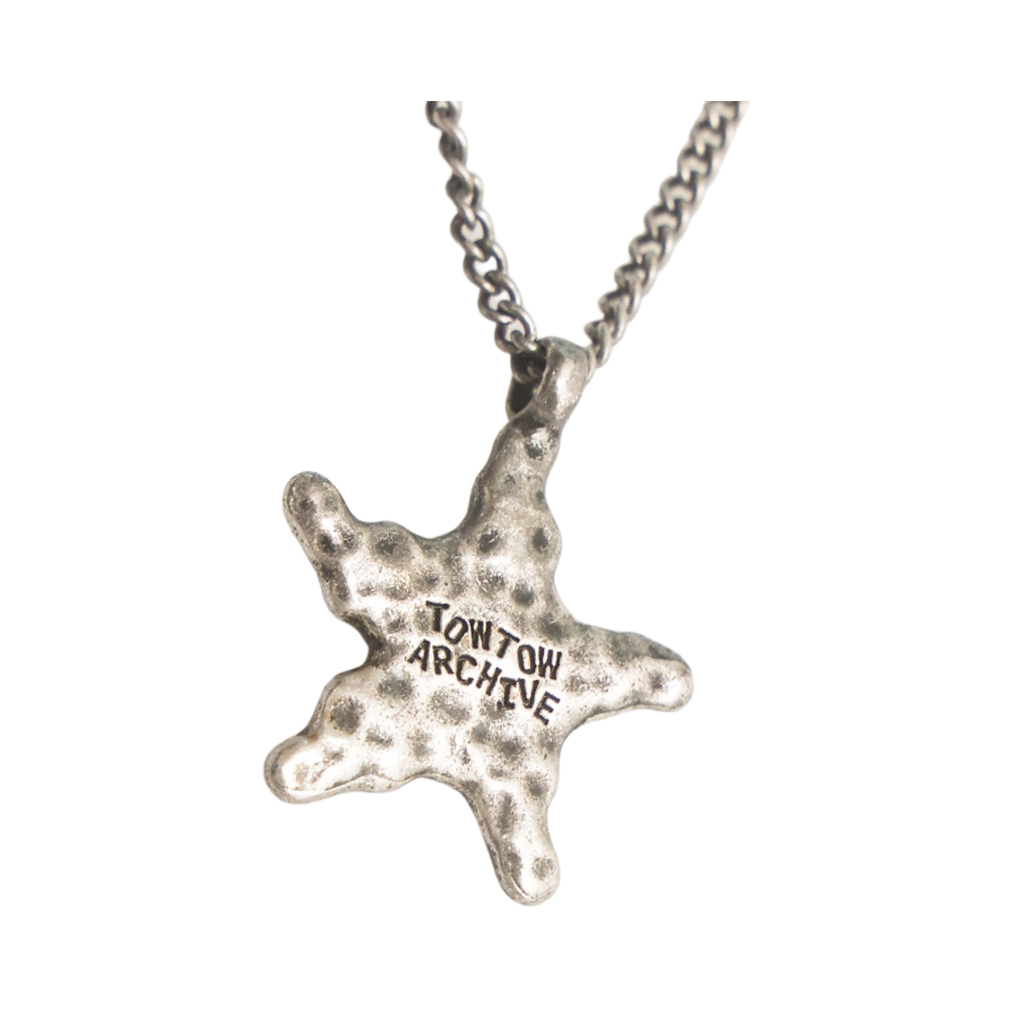 토우토우아카이브 스타피쉬 팬던트 목걸이 실버 버니시(TOWTOW.ARCHIVE Starfish Pendant Necklace Silver Burnish) - 4