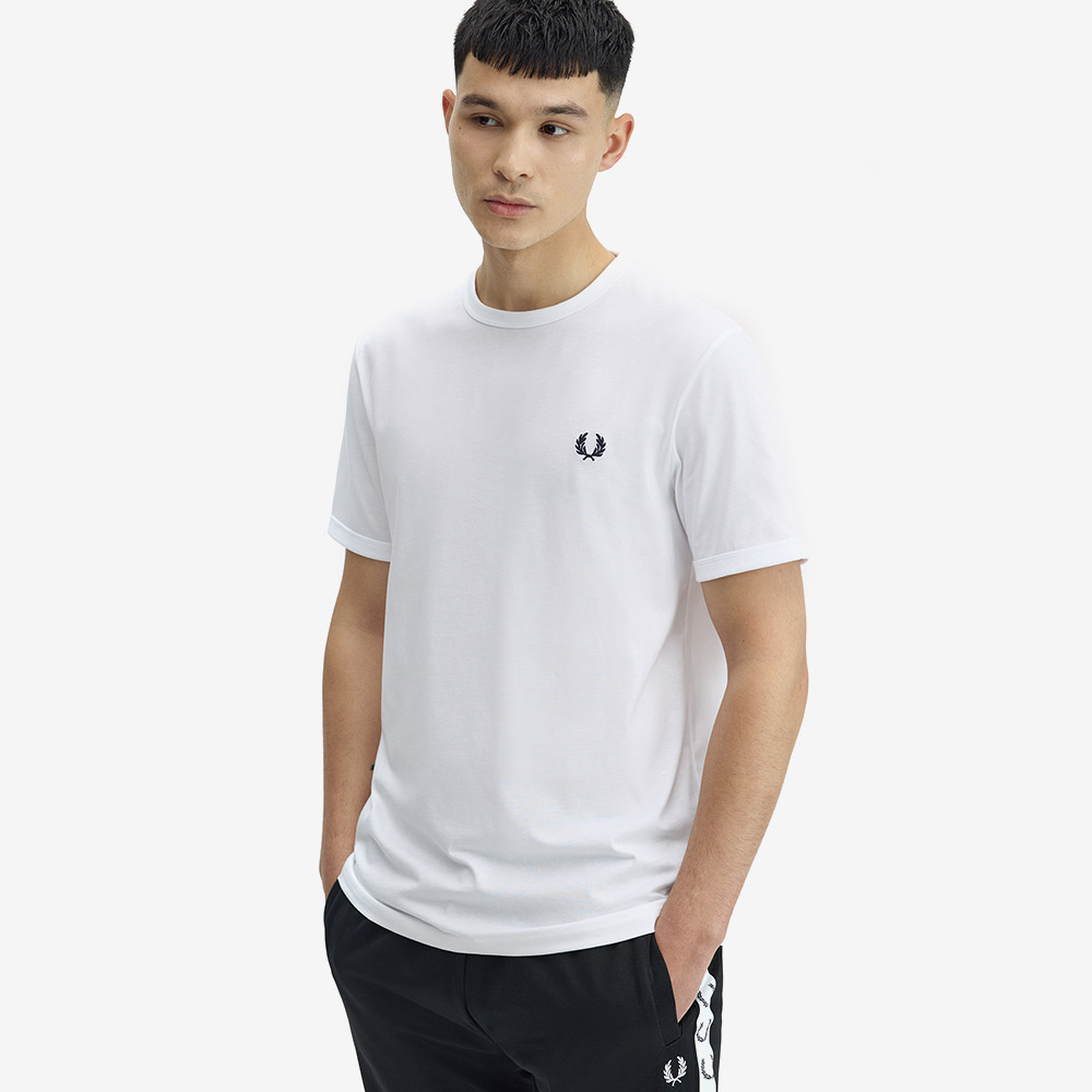 프레드페리 링어 티셔츠 화이트(Fred Perry Ringer T-Shirt White) - 3