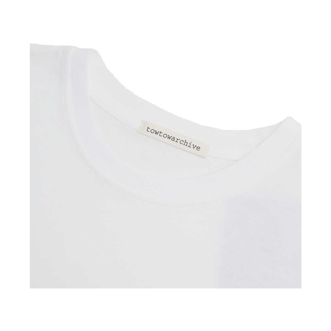 토우토우아카이브 닷 투 스타 크롭티 화이트(TOWTOW.ARCHIVE Dot to Star Crop Tshirts White) - 3