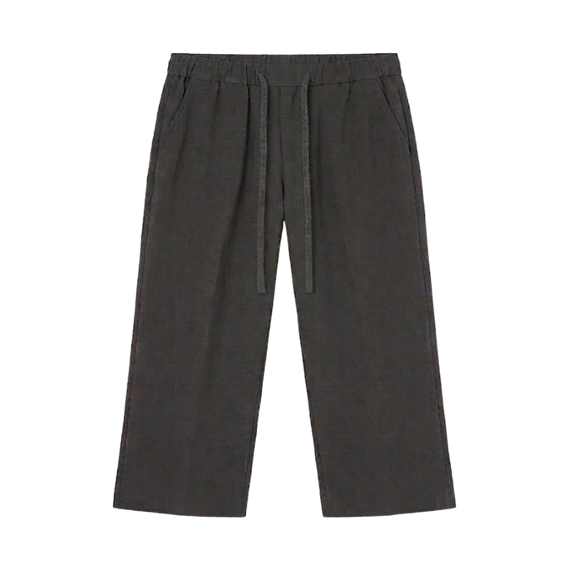 지크립 코튼 투턱 와이드핏 밴딩 팬츠 차콜(GCLIP Cotton Two-Tuck Wide-Fit Bendable Pants Charcoal) - 2