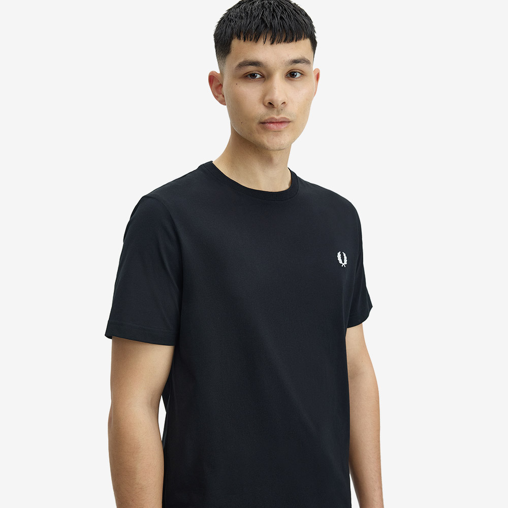 프레드페리 크루넥 티셔츠 블랙(Fred Perry Crew Neck T-Shirt Black) - 3