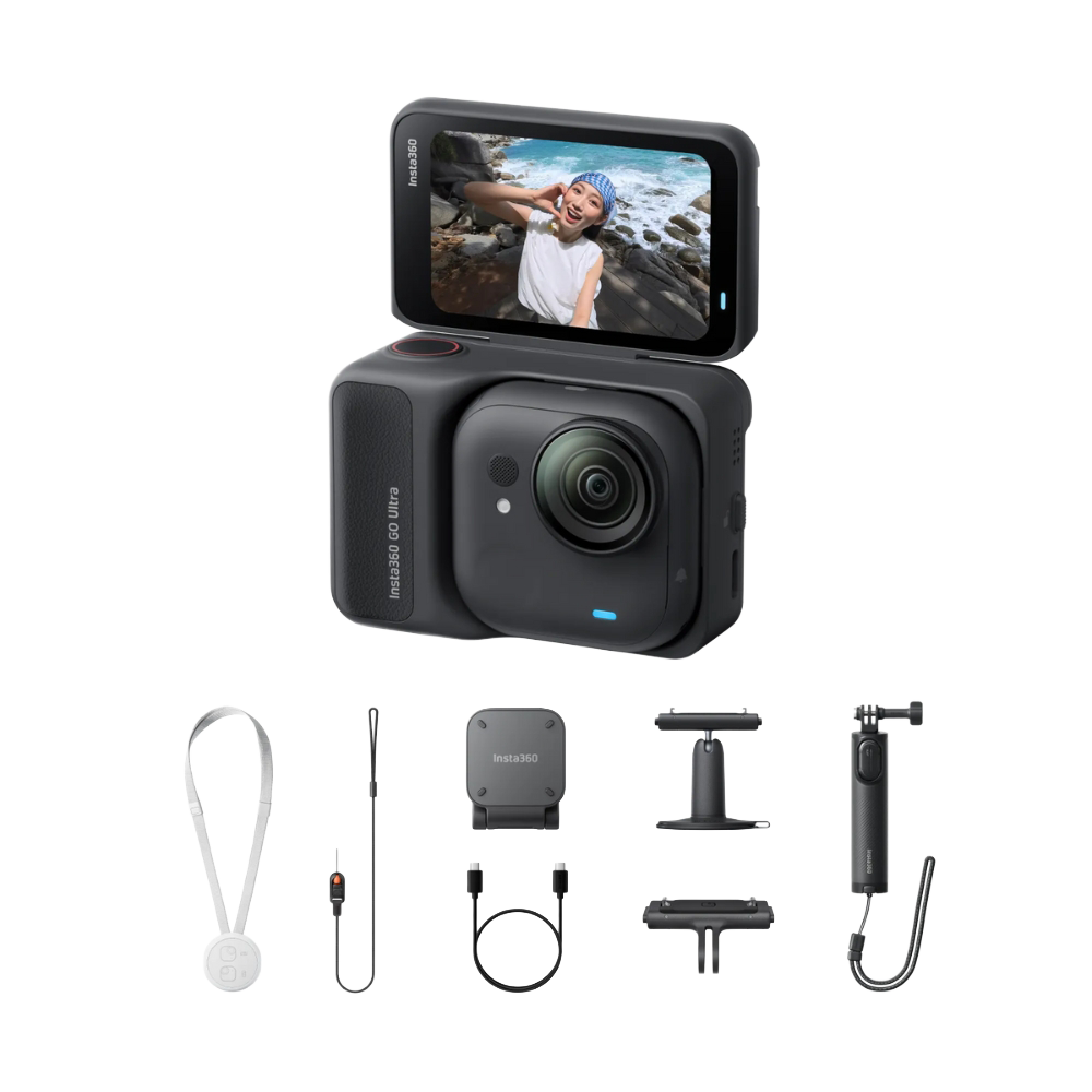 인스타360 GO Ultra 미드나잇 블랙, 크리에이터 번들(Insta360 GO Ultra Creator Bundle (Midnight Black))