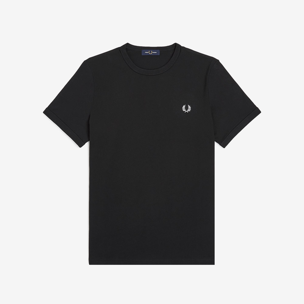 프레드페리 링어 티셔츠 블랙(Fred Perry Ringer T-Shirt Black) - 5