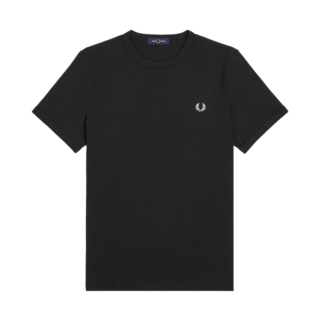 프레드페리 링어 티셔츠 블랙(Fred Perry Ringer T-Shirt Black)
