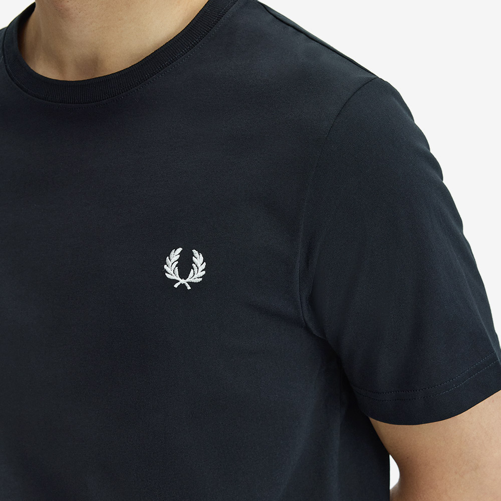프레드페리 크루넥 티셔츠 블랙(Fred Perry Crew Neck T-Shirt Black) - 4