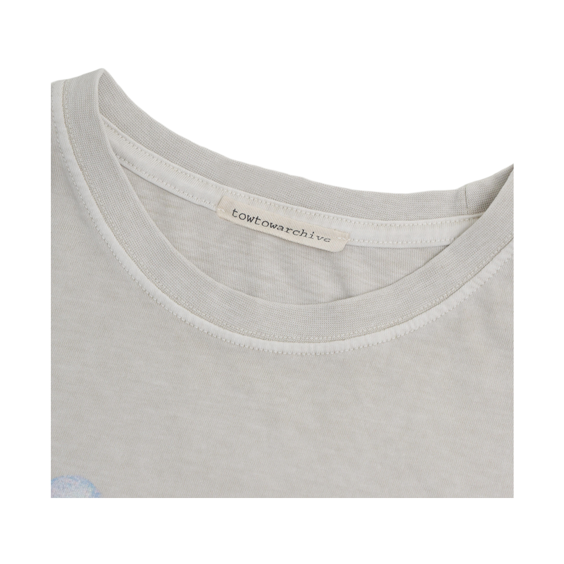 토우토우아카이브 크롱 랑 티셔츠 에크루(TOWTOW.ARCHIVE Khrong Rang Tshirts Ecru) - 3