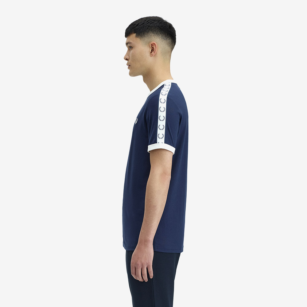 프레드페리 테잎 링어 티셔츠 카본 블루(Fred Perry Taped Ringer T-Shirt CARBON Blue) - 2