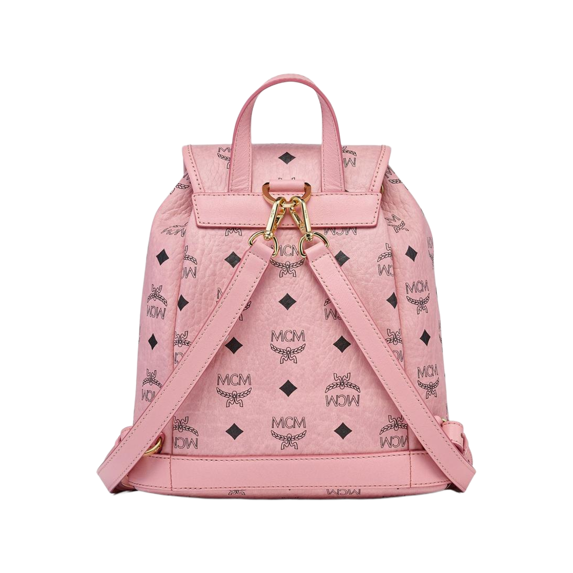 MCM 아렌 비세토스 미니 드로우스트링 백팩 소프트 핑크(MCM Aren Visetos Mini Drawstring Backpack Soft Pink) - 2