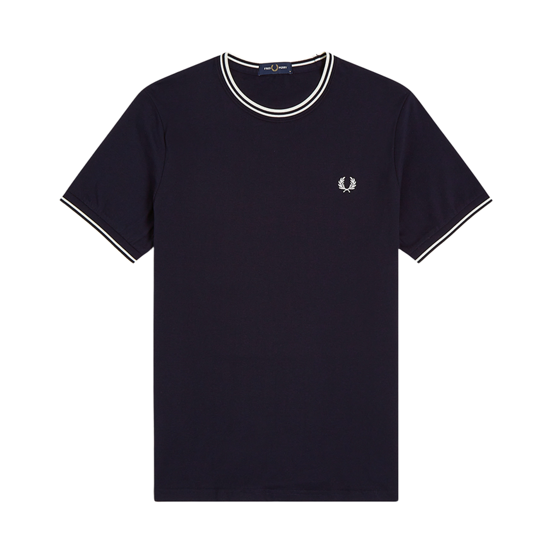 AFPM2G91588-795 Fred Perry Twin Tipped T-Shirt Navy