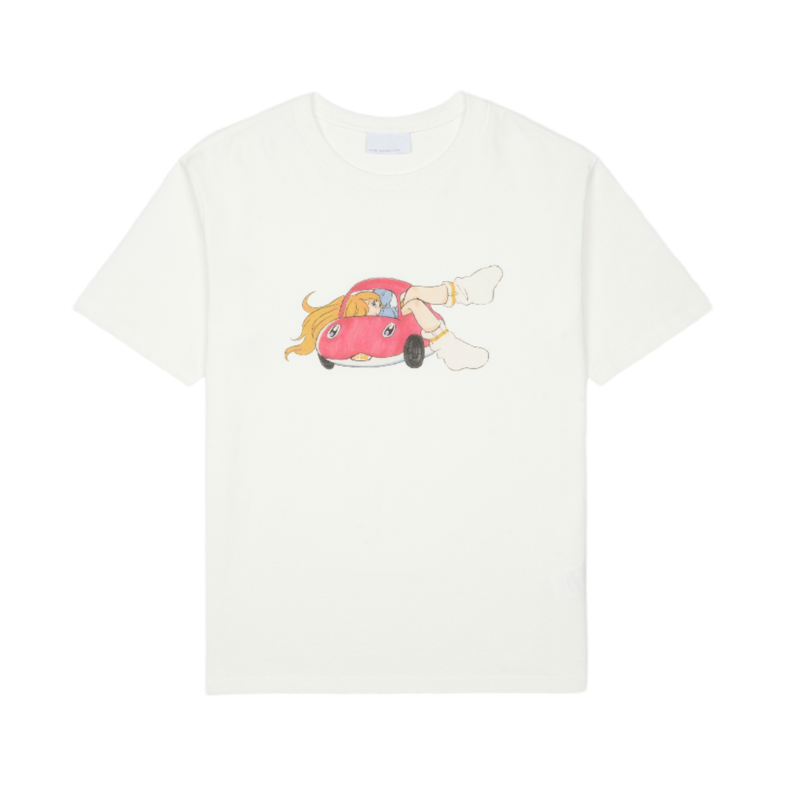 SG26SSTOTS505 Sansan Gear x YUMINHA Kuruma T-Shirt White