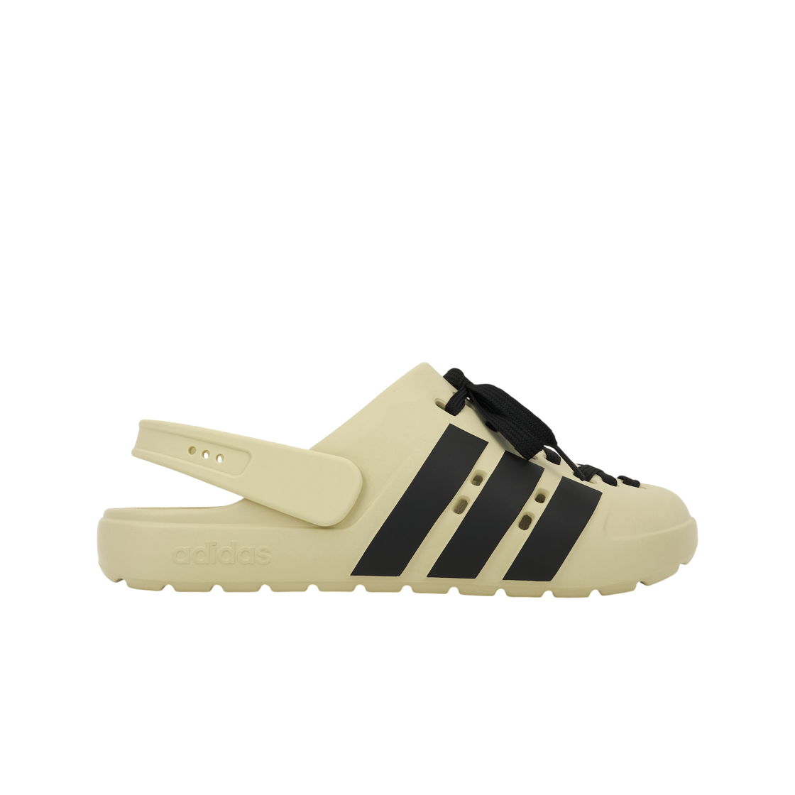 Adidas Adilette Clog 2.0 Warm Vanilla Core Black