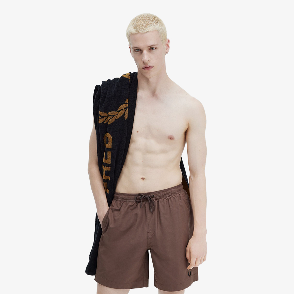 프레드페리 FLP 타월 블랙/다크카라멜(Fred Perry FLP Towel Black/ Dark Caramel) - 3