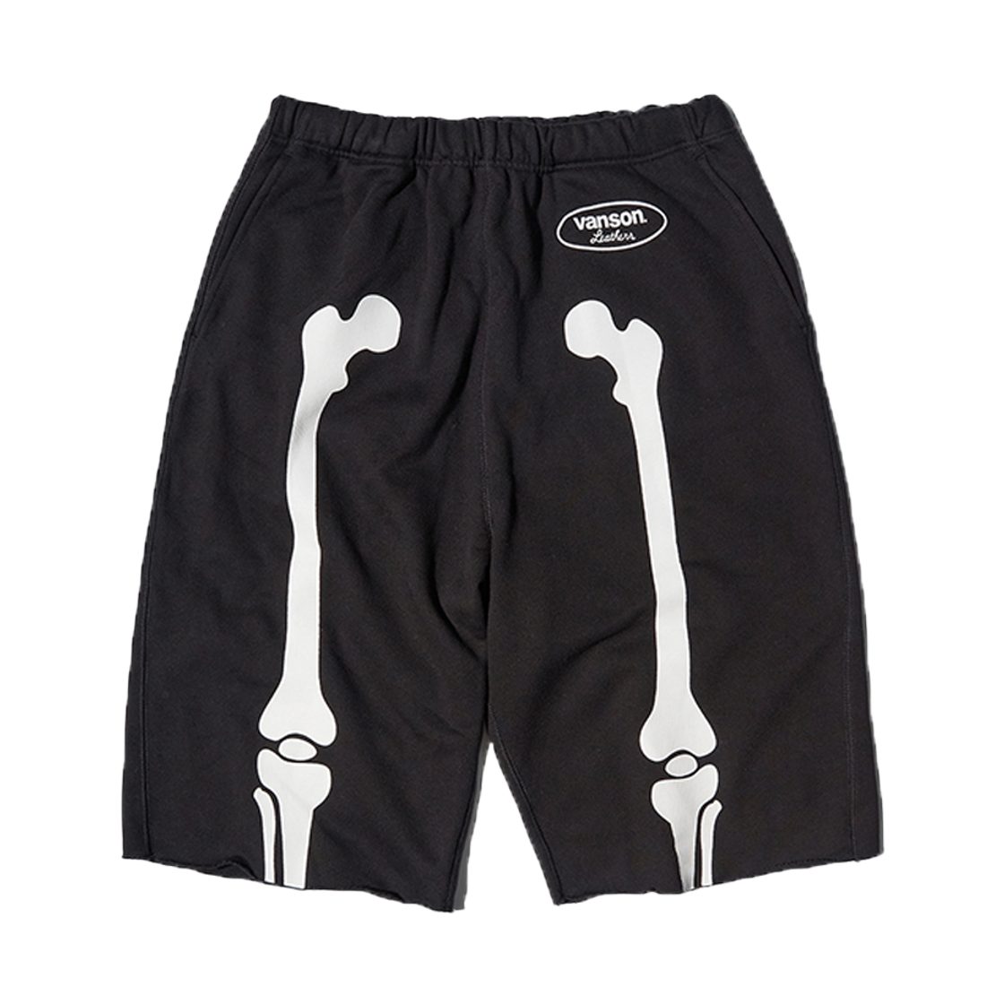 벤슨 레더 오리지널 본 스웻 쇼츠 팬츠 블랙(Vanson Leathers Original Bone Sweat Short Pants Black)