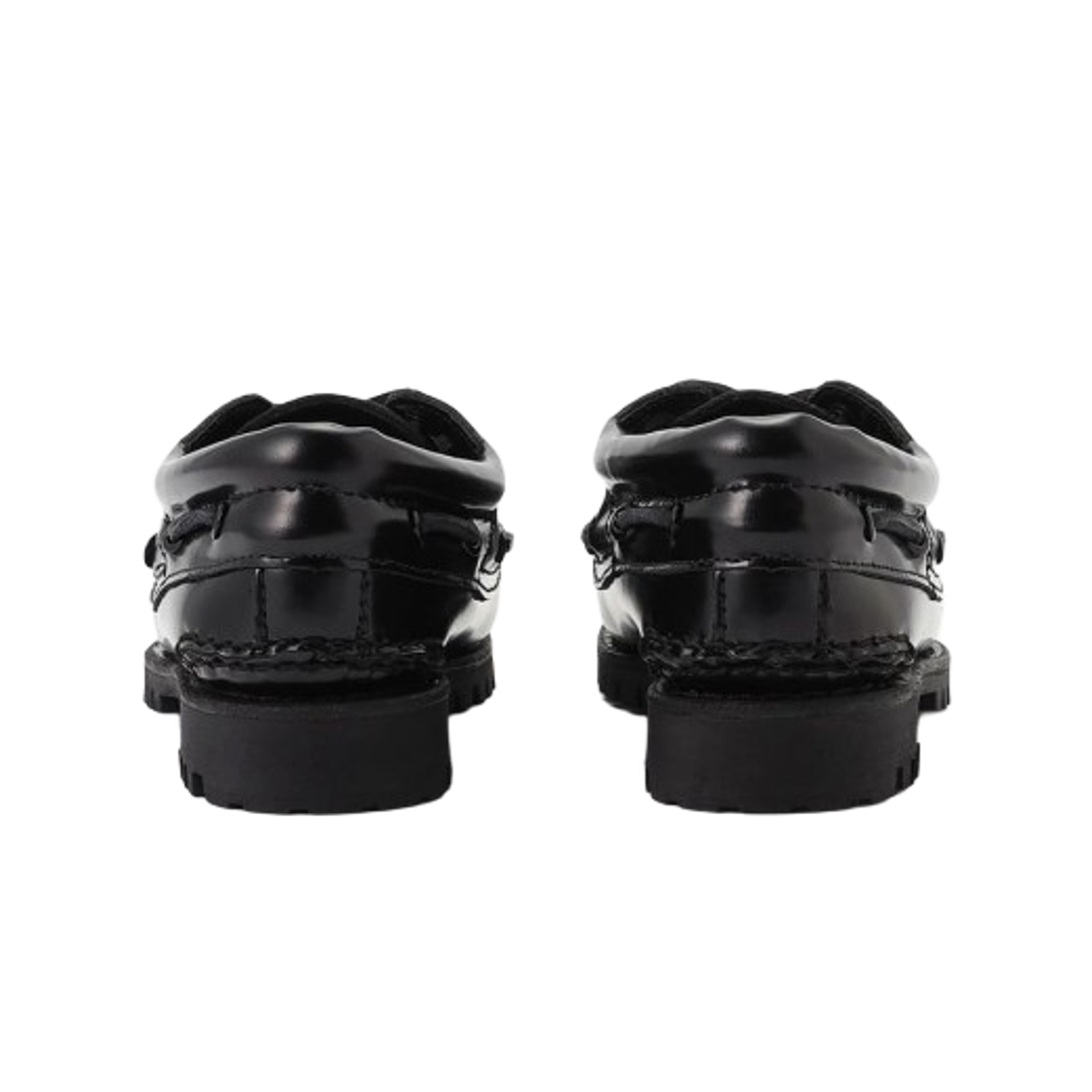 (W) 팀버랜드 클래식 3 아이 보트 슈즈 블랙((W) Timberland Classic 3-Eye Boat Shoes Black) - 3