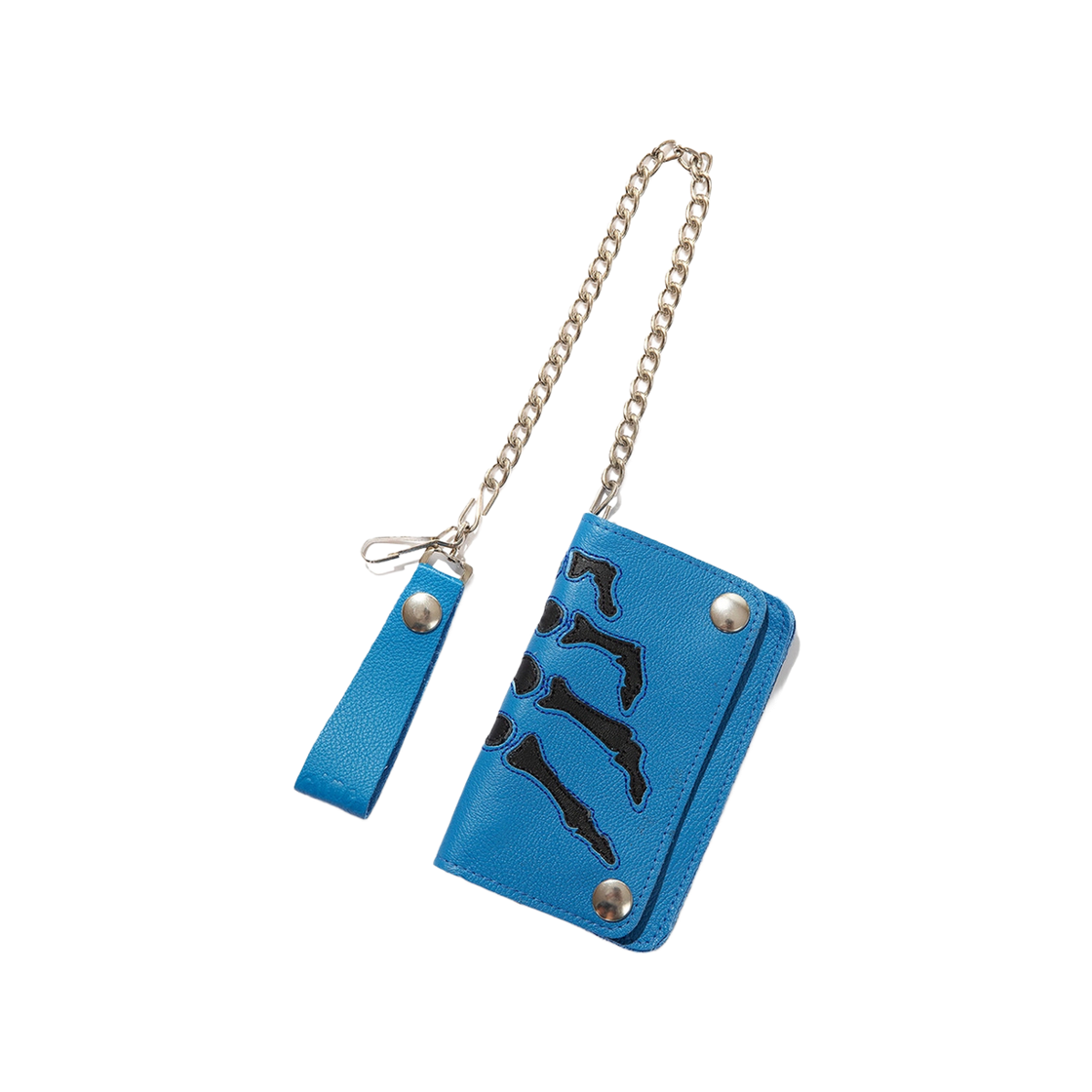 벤슨 레더 본 월렛 블루 & 블랙(Vanson Leathers Bone Wallet Blue & Black)