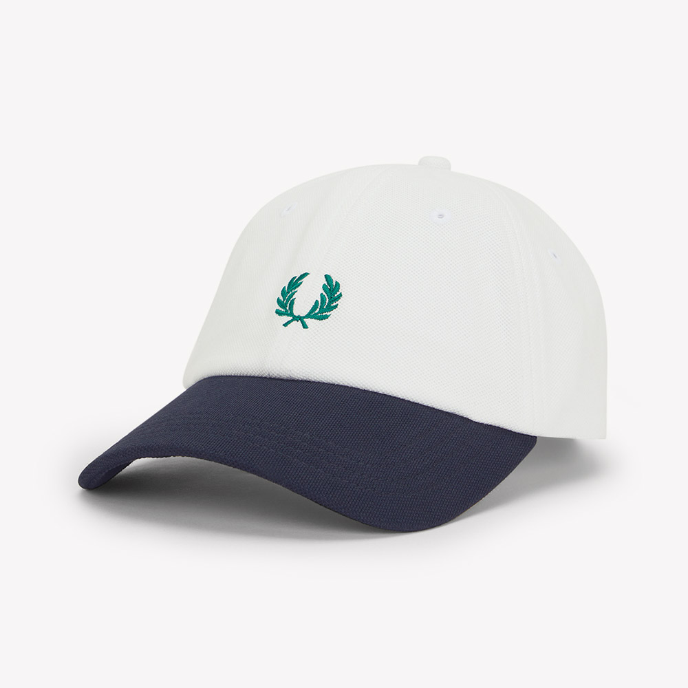 프레드페리 블락 피케 클래식 캡 스노우 화이트(Fred Perry Blocked Pique Classic Cap Snow White) - 2