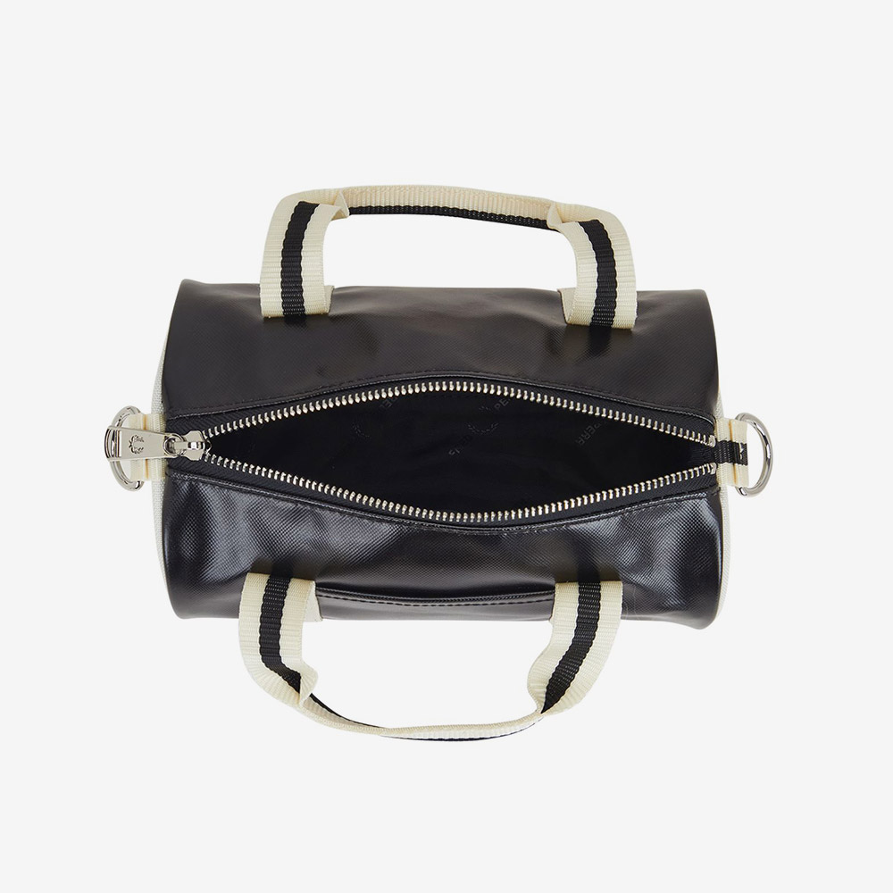 프레드페리 클래식 미니 배럴 백 블랙/에크루(Fred Perry Classic Mini Barrel Bag Black / Ecru) - 4