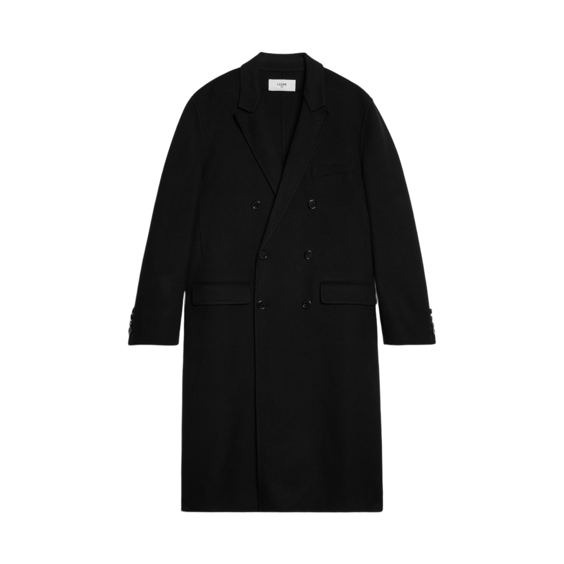 셀린느 코트 더블 페이스 캐시미어 블랙(Celine Coat in Double Face Cashmere Black)