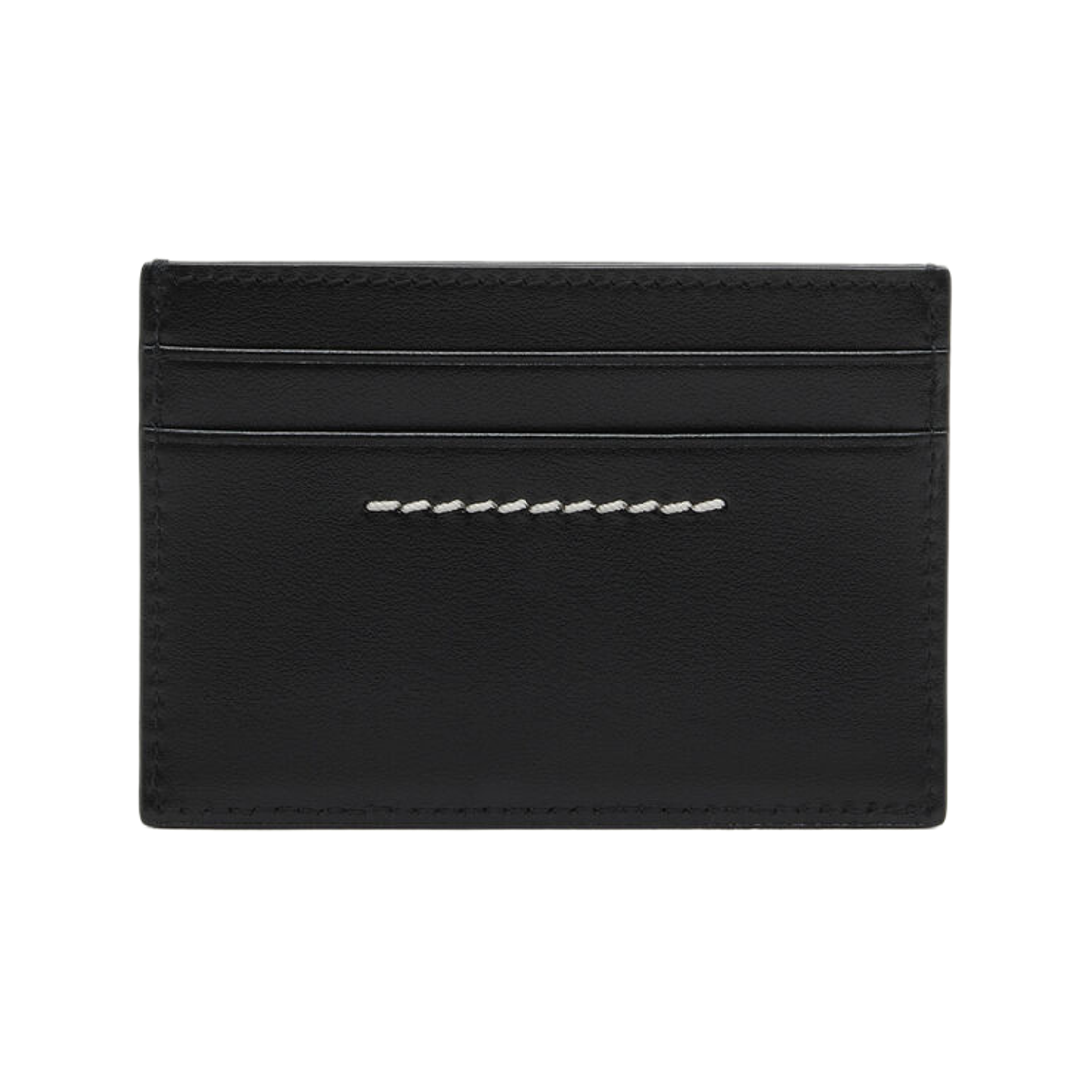 MM6 메종 마르지엘라 레더 카드 홀더 블랙(MM6 Maison Margiela Leather Card Holder Black) - 2