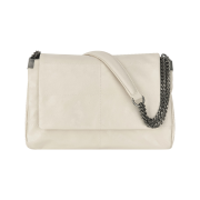 Zara Rock Flap Shoulder Bag Ecru