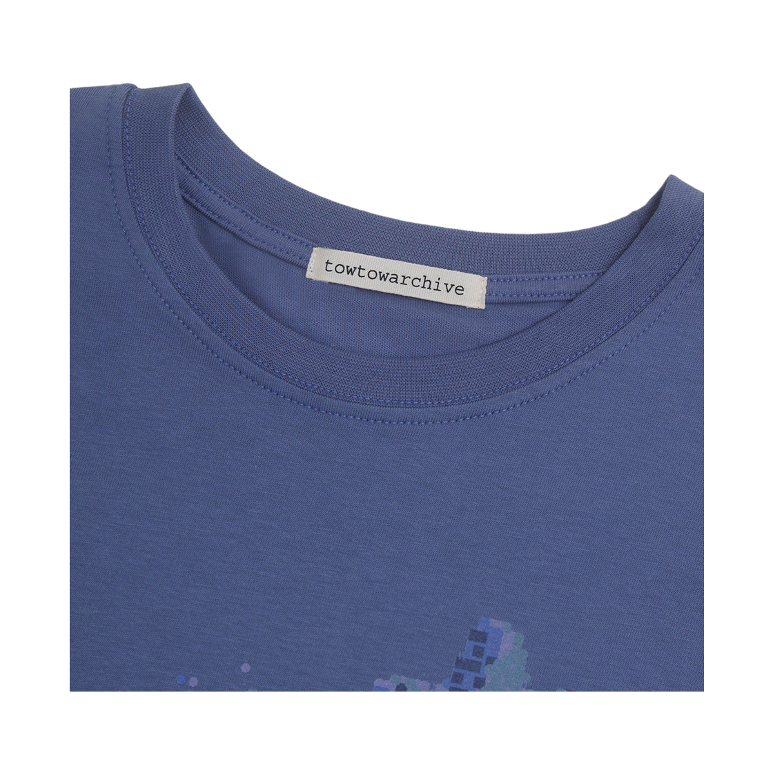 토우토우아카이브 닷 투 스타 크롭티 퍼플(TOWTOW.ARCHIVE Dot to Star Crop Tshirts Purple) - 3