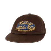 UNIVERSE GARMENT Universe Sign Long Bill Washing Cap Brown