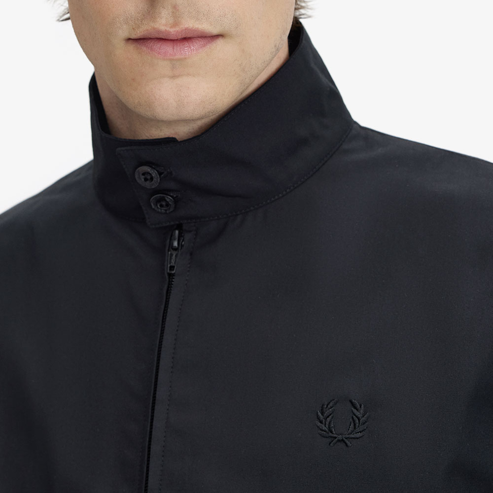 프레드페리 메이드 인 잉글랜드 해링턴 재킷 블랙(Fred Perry M.I.E Harrington Jacket Black) - 5