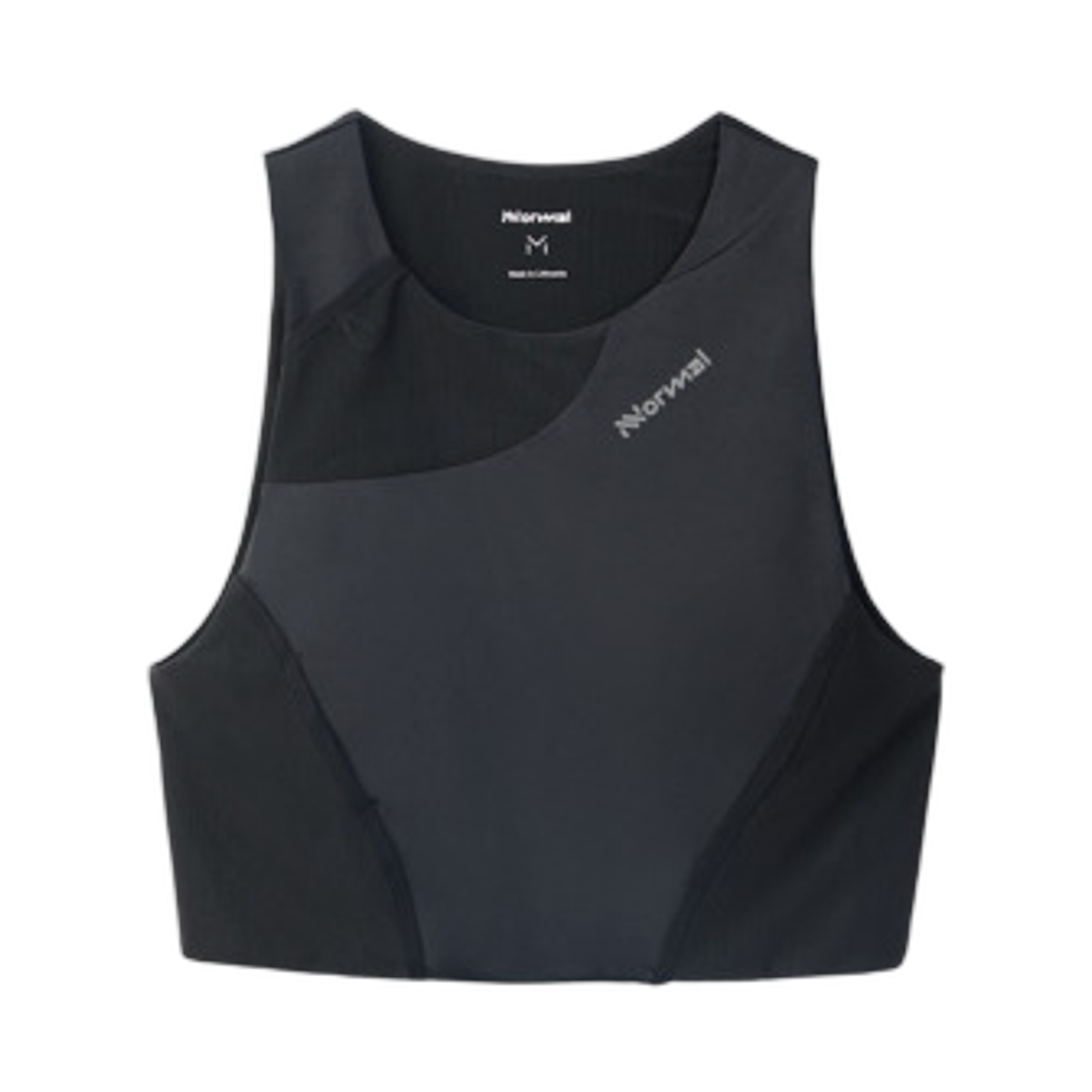 (W) 노말 트레일 크롭 탑 블랙((W) Nnormal Trail Crop Top Black)