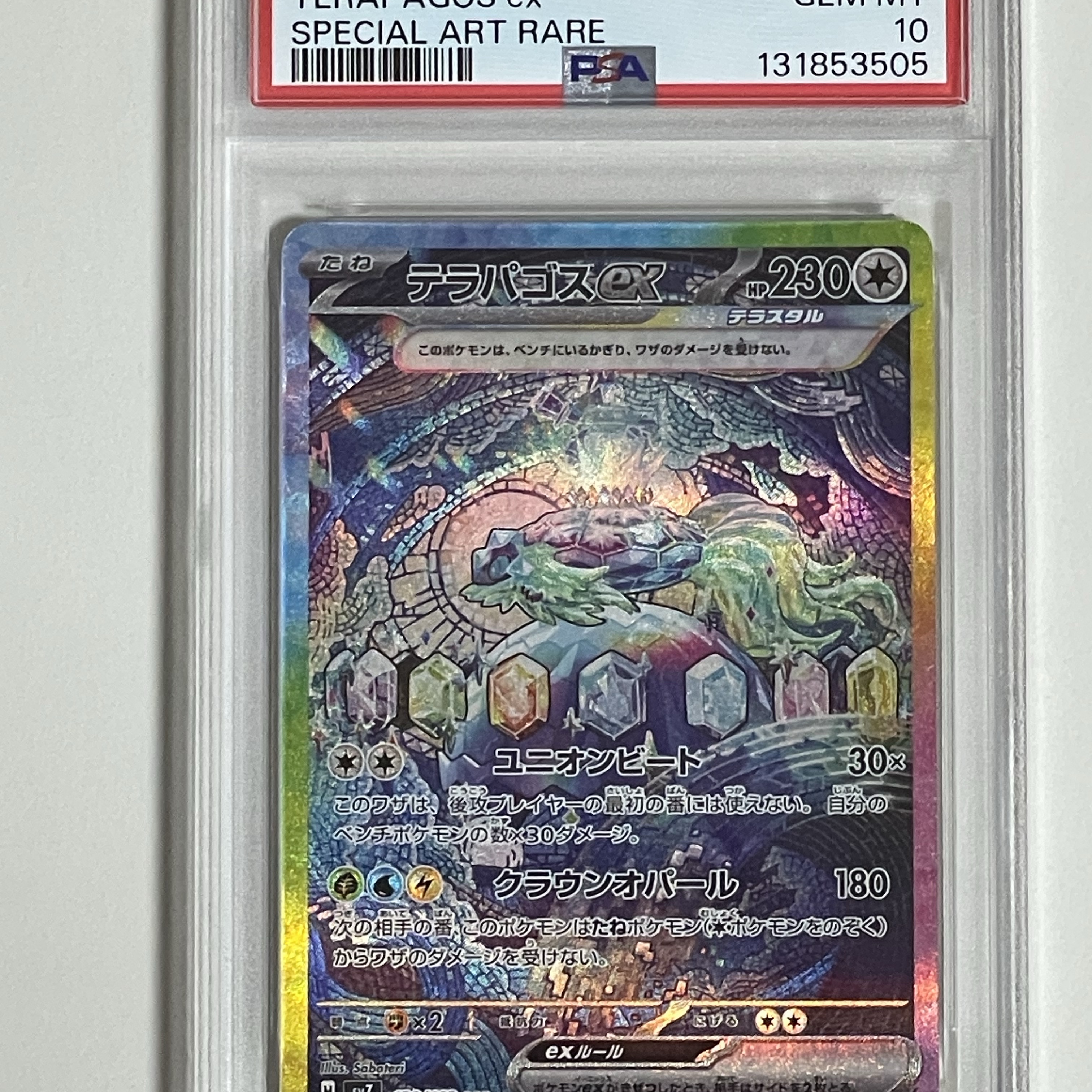 Pokemon TCG Terapagos ex SAR Stellar Miracle (Japanese Ver.) 착용 스타일