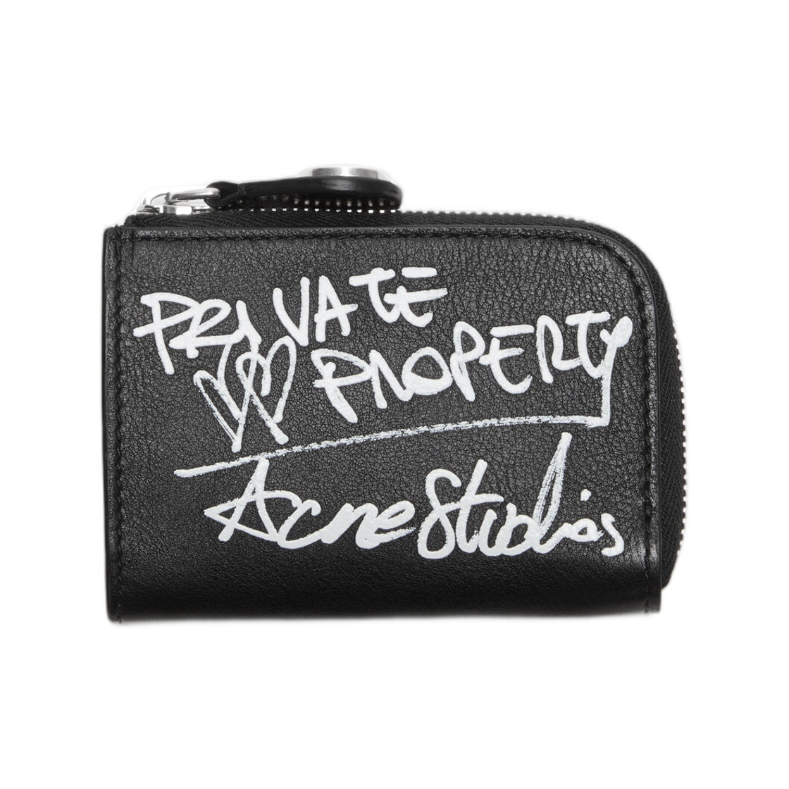 아크네 스튜디오 컴팩트 집 월렛 블랙(Acne Studios Compact Zip Wallet Black) - 1