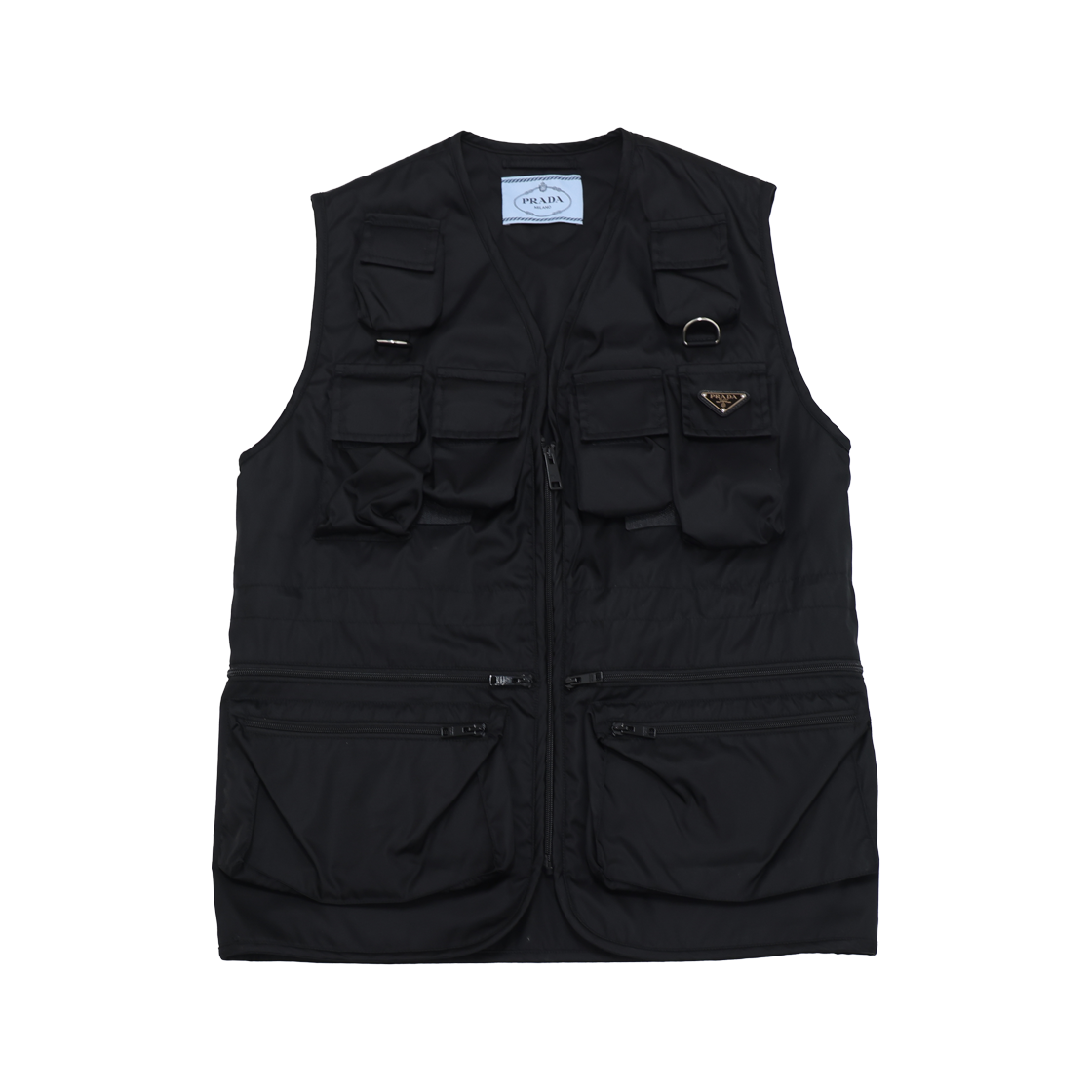 ITDWIBF8MP37 Prada 292173 Utility Vest Black