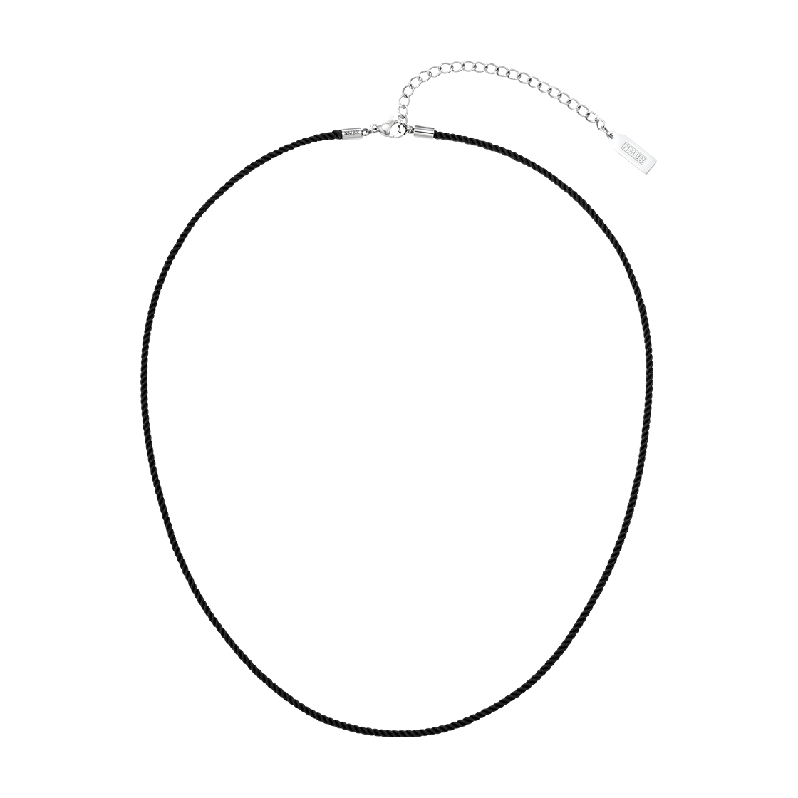 넘버링 #5884 컬러 로프 네크리스 블랙(NUMBERING #5884 Colored Rope Necklace Black) - 1