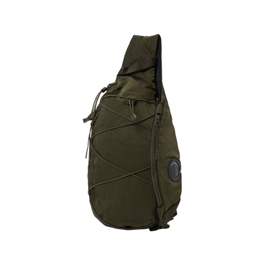 C.P. 컴퍼니 나일론 B 렌즈 크로스바디 럭색 아이비 그린 - 26FW(C.P. Company Nylon B Lens Crossbody Rucksack Ivy Green - 26FW) - 1