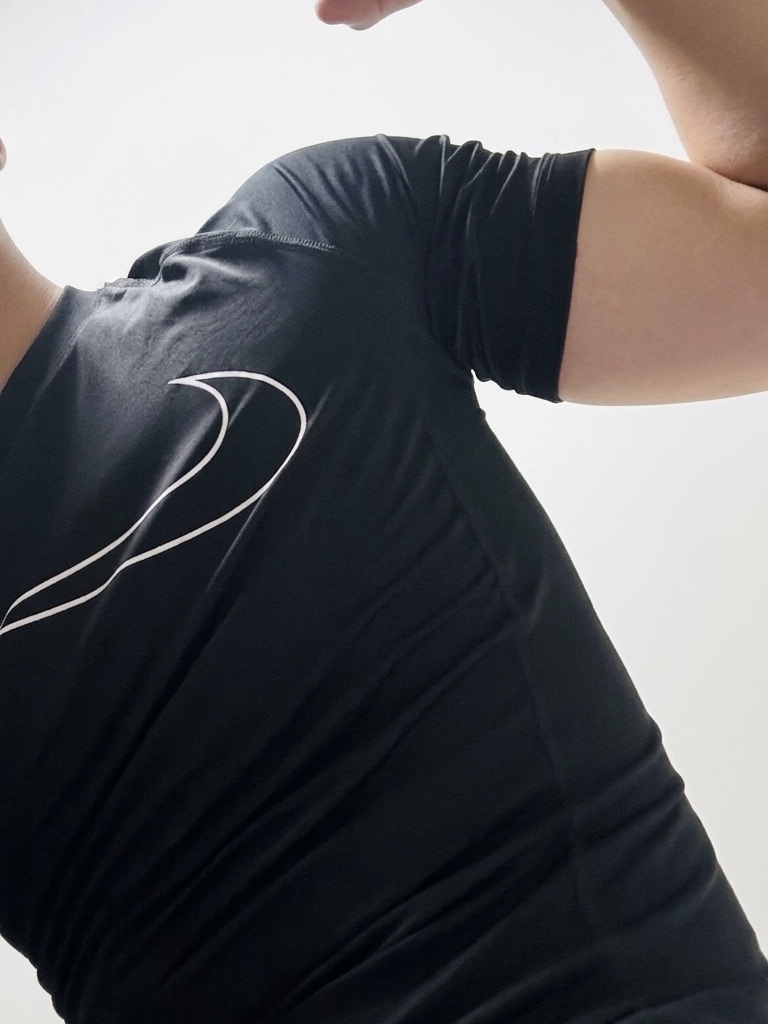 Nike Pro Dri-Fit Tight-Fit Short Sleeve Top Black - Asia 착용 스타일