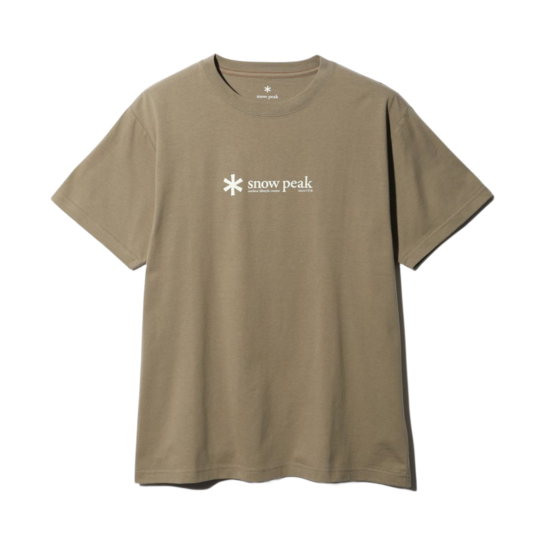 스노우 피크 소프트 코튼 로고 숏슬리브 티셔츠 프로(Snow Peak Soft Cotton Logo Short Sleeve T-Shirt Pro)