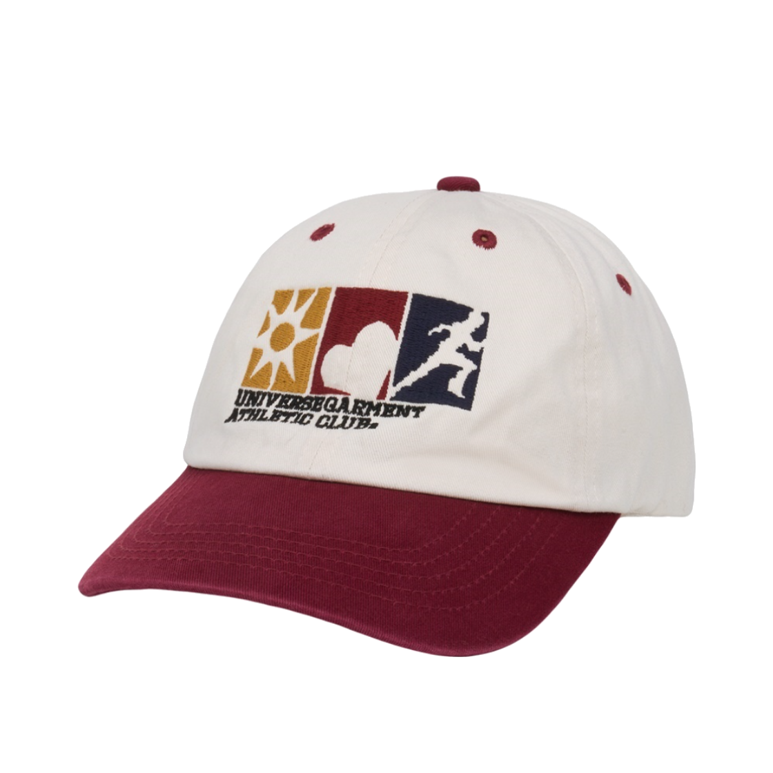 BUACAAS858BD UNIVERSE GARMENT Sunshine Running Washing Ball Cap Burgundy