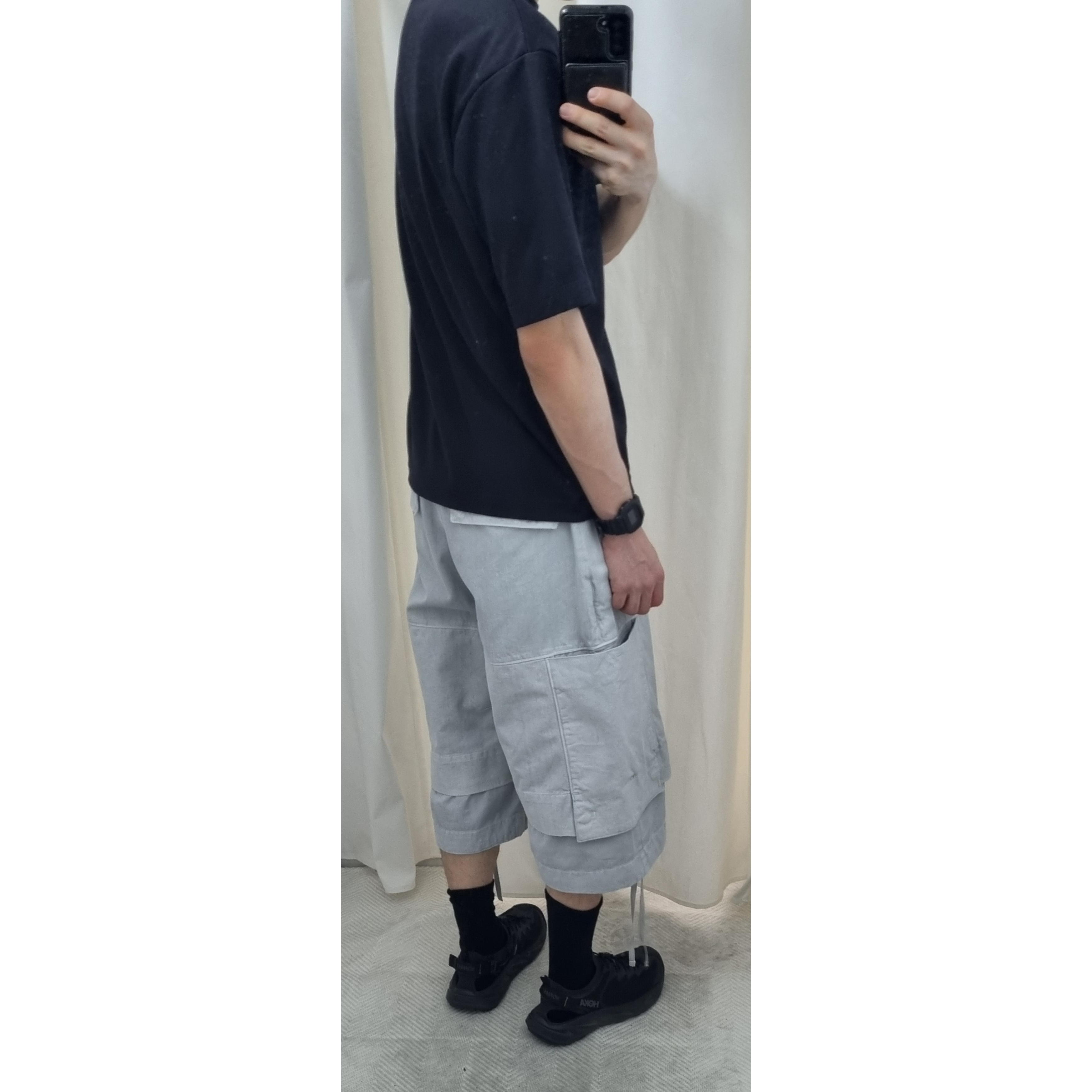 Hoka Hopara 2 Black, Casio G-Shock DW-5600UBB-1DR 착용 스타일 - 3