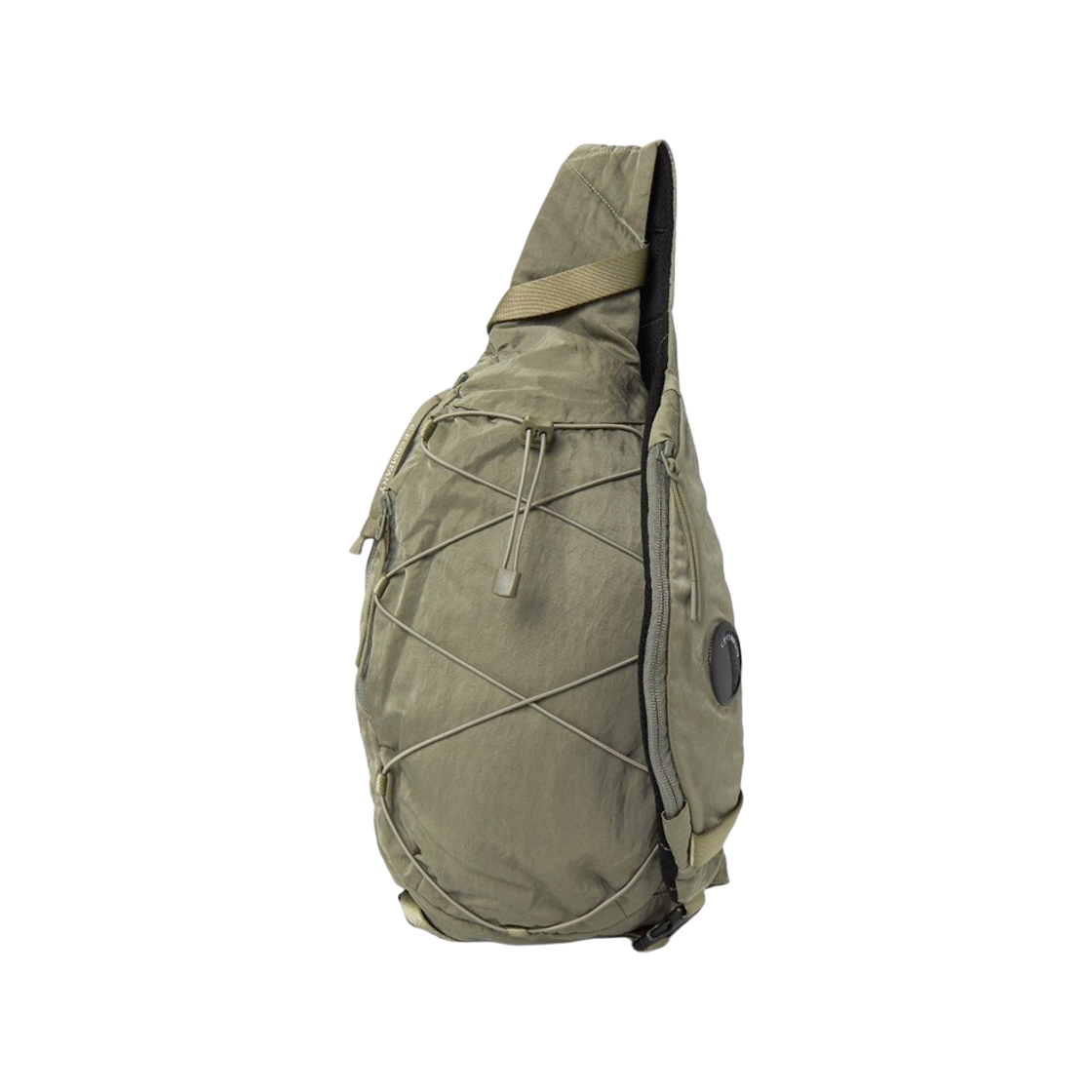 C.P. 컴퍼니 나일론 B 렌즈 크로스바디 럭색 펀가이 그레이 - 26FW(C.P. Company Nylon B Lens Crossbody Rucksack Fungi Grey - 26FW) - 1