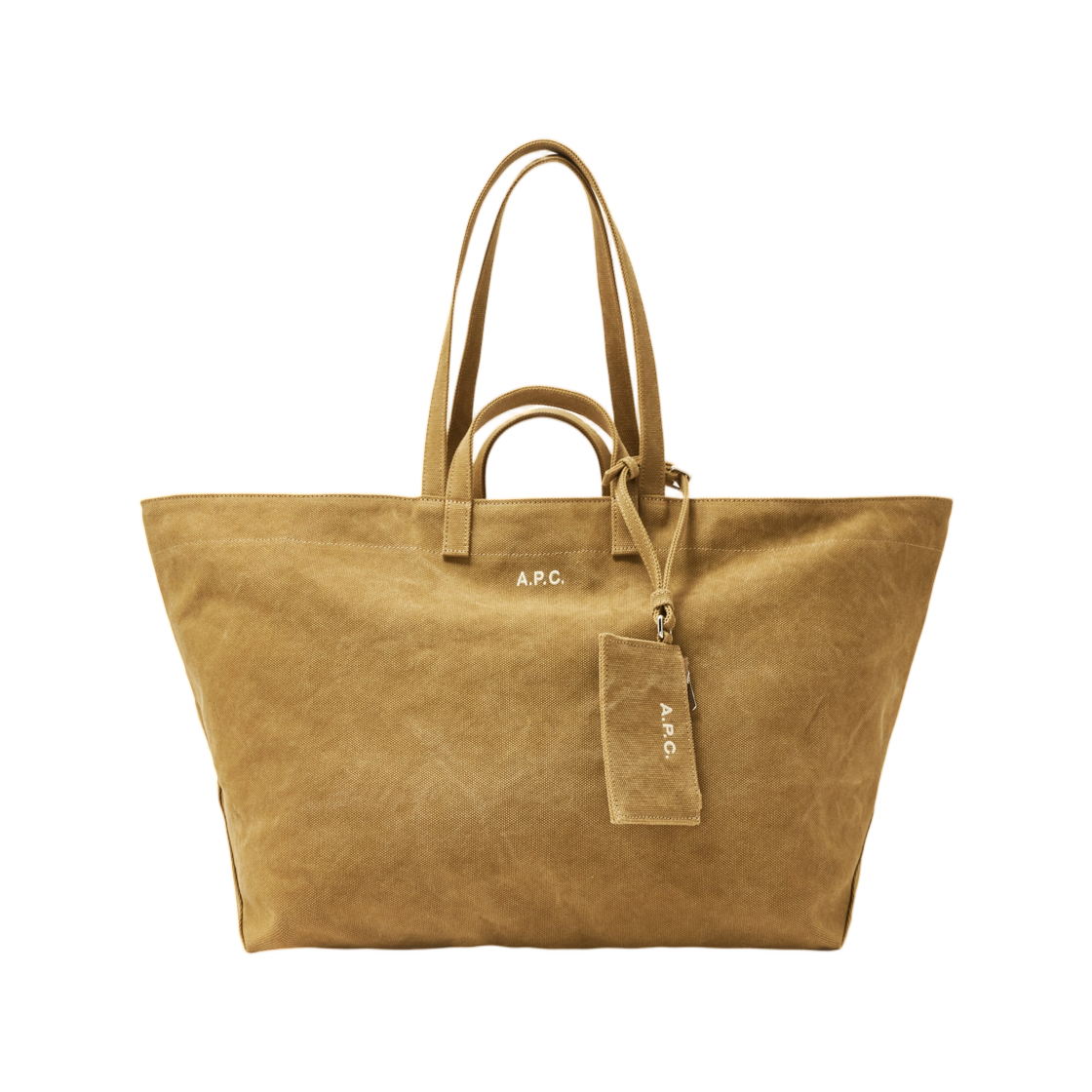 COHMP-F67046-BAC A.P.C. Drummer Toile Bag Beige Fonce